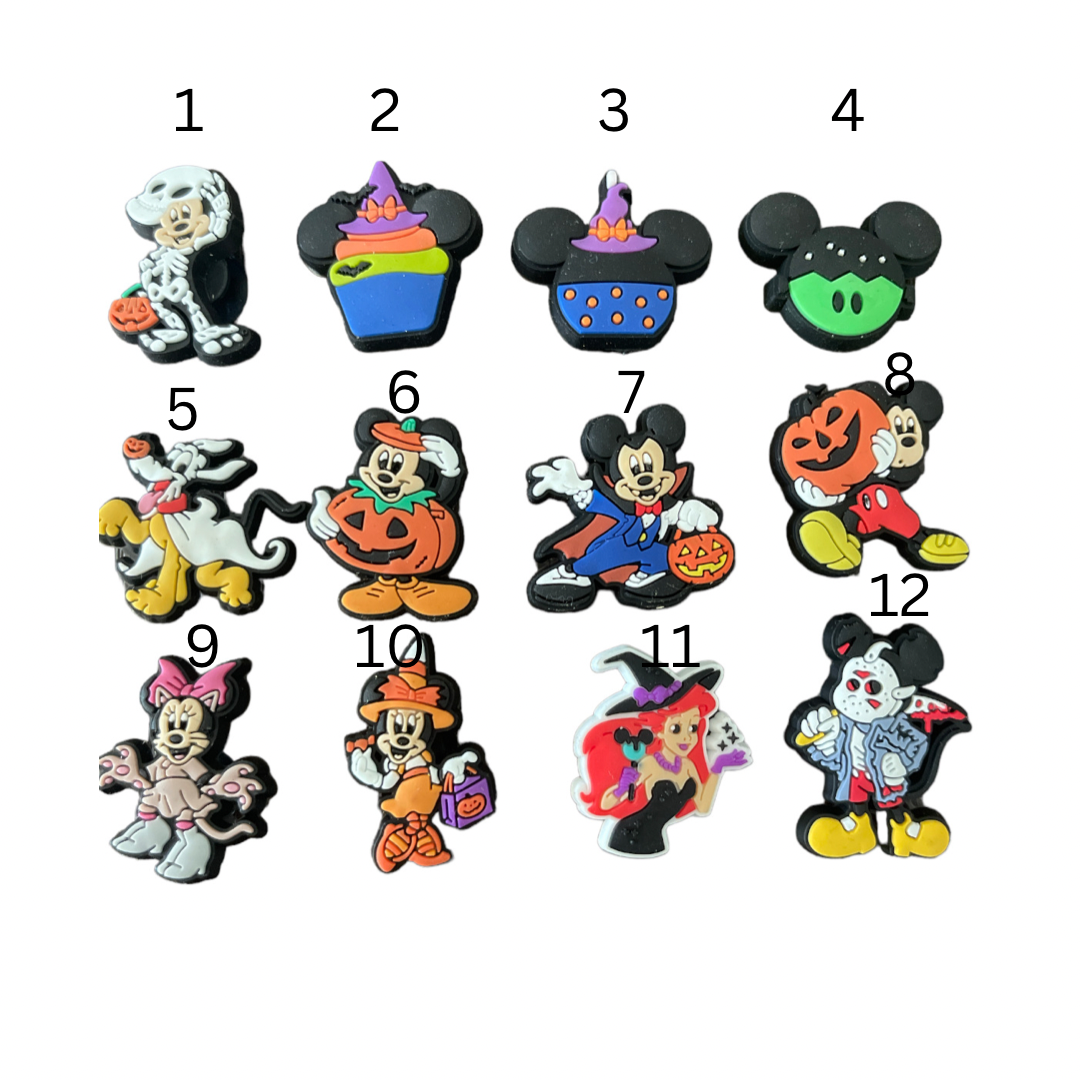 Mickey and Minnie Croc Charms 2
