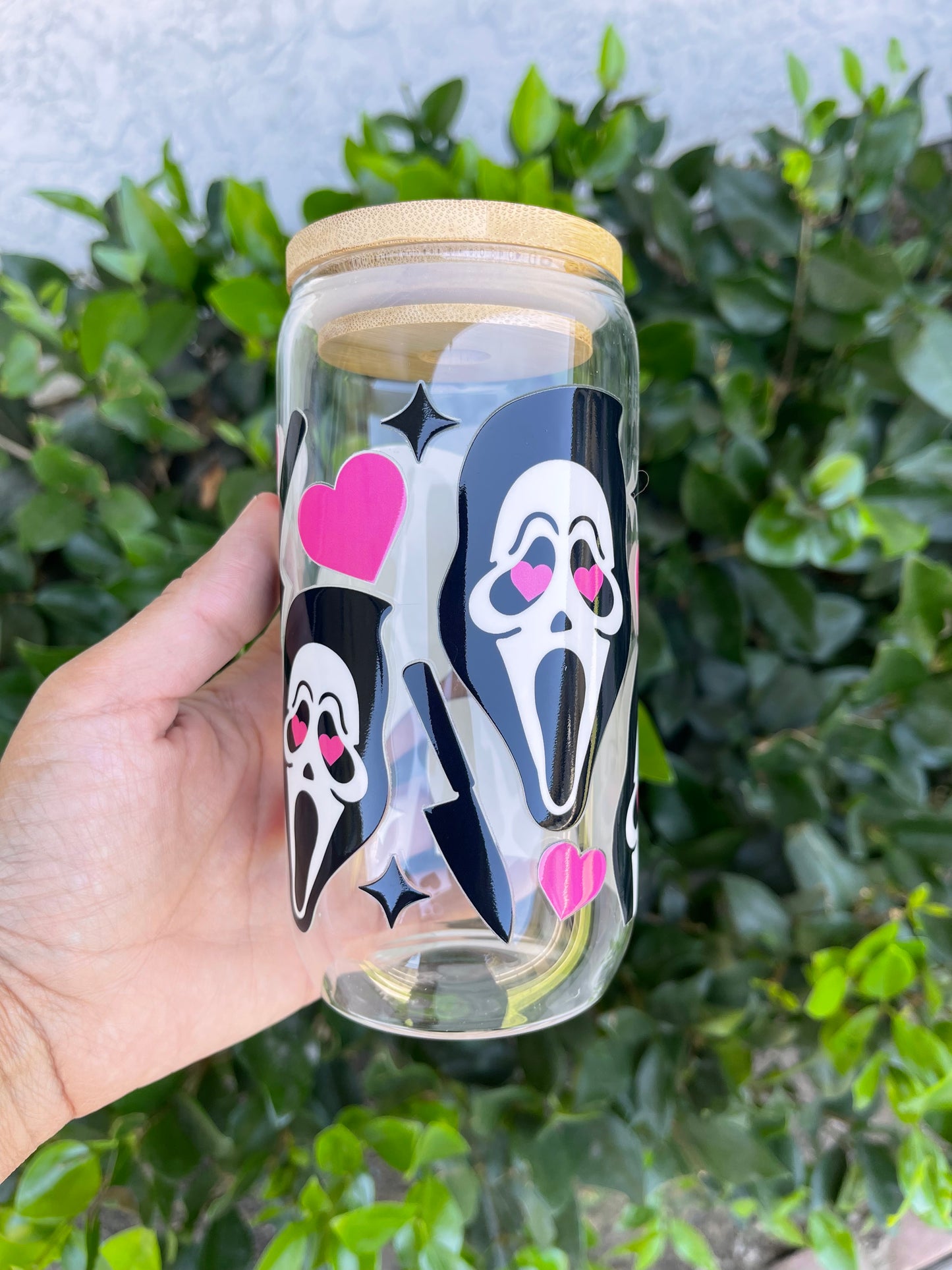 Ghostface Glass Cup