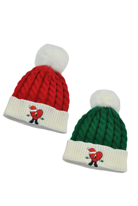 Bad Bunny Christmas Beanies