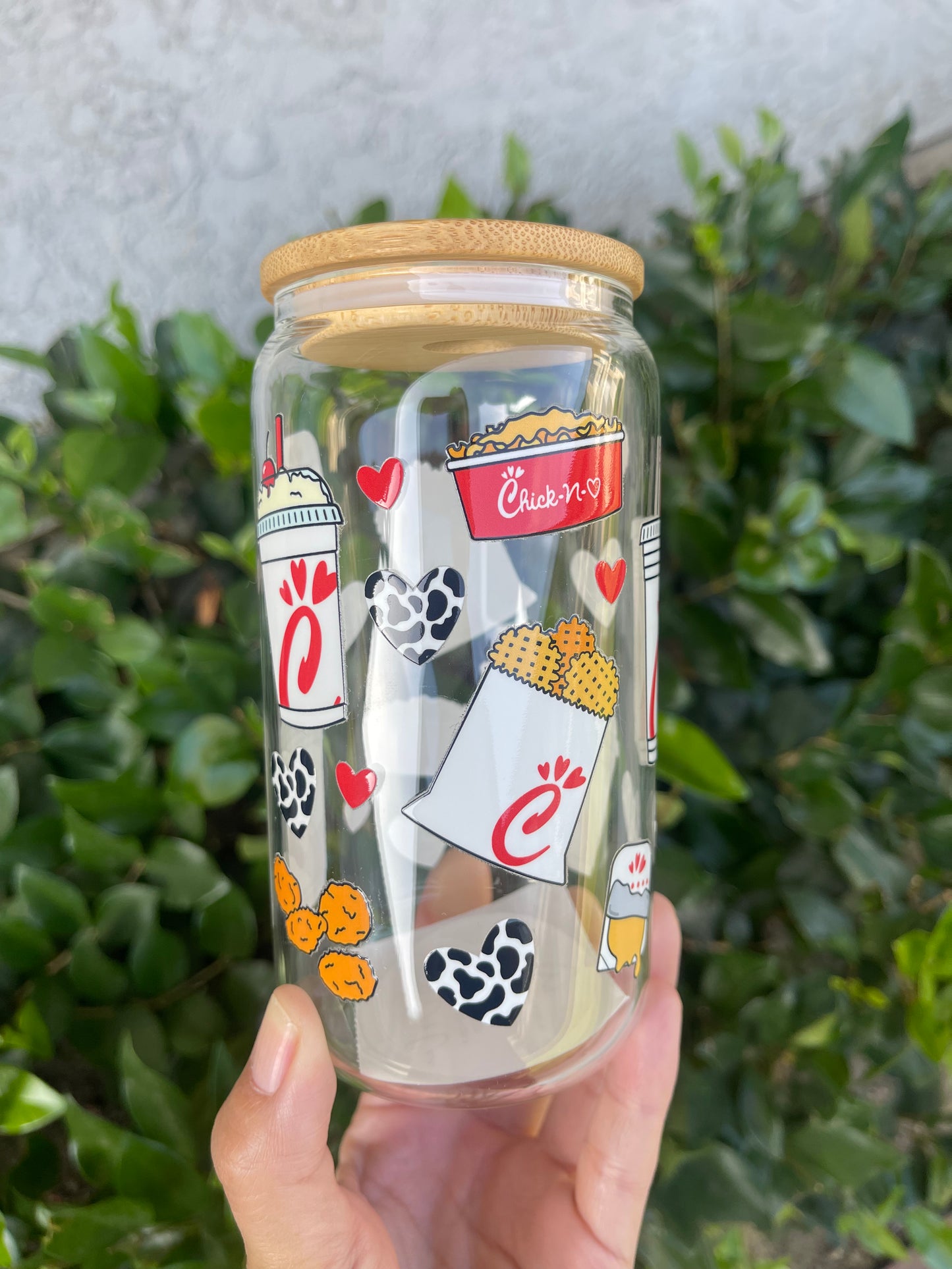 Chick-fil-A Glass Cup