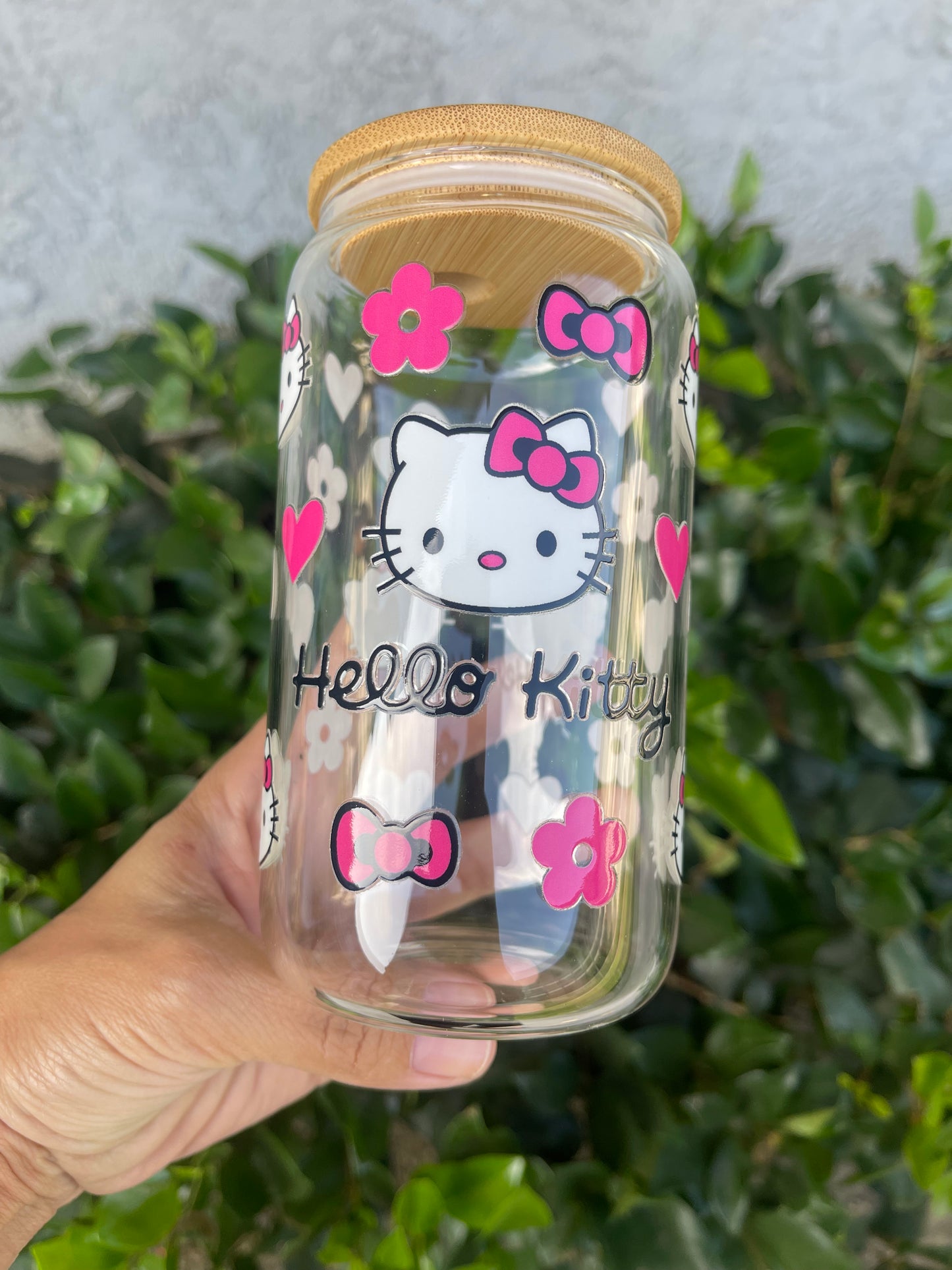 Hello Kitty Glass Cup