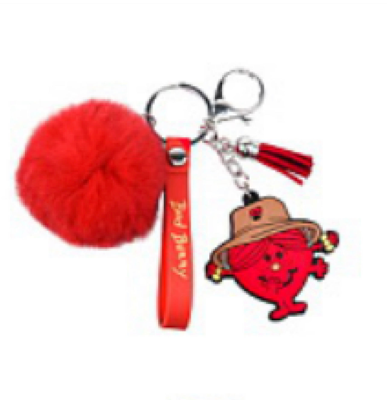 Miss Bad Bunny Pompom Keychain #6