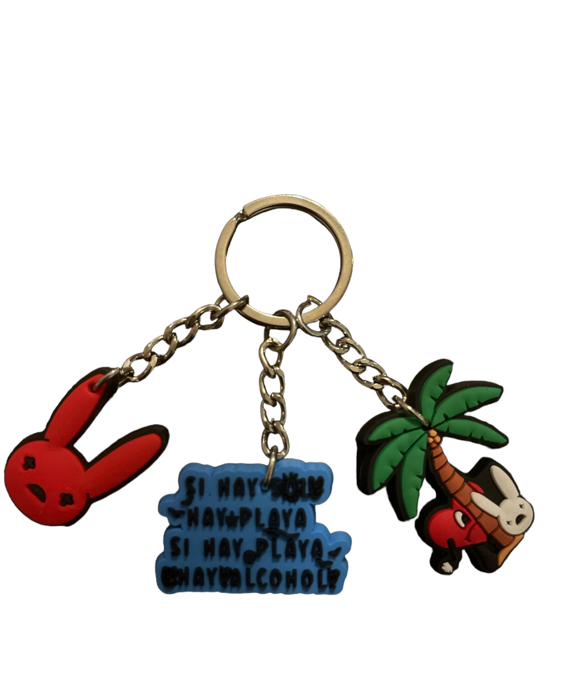 3 Piece Bad Bunny Keychain #36