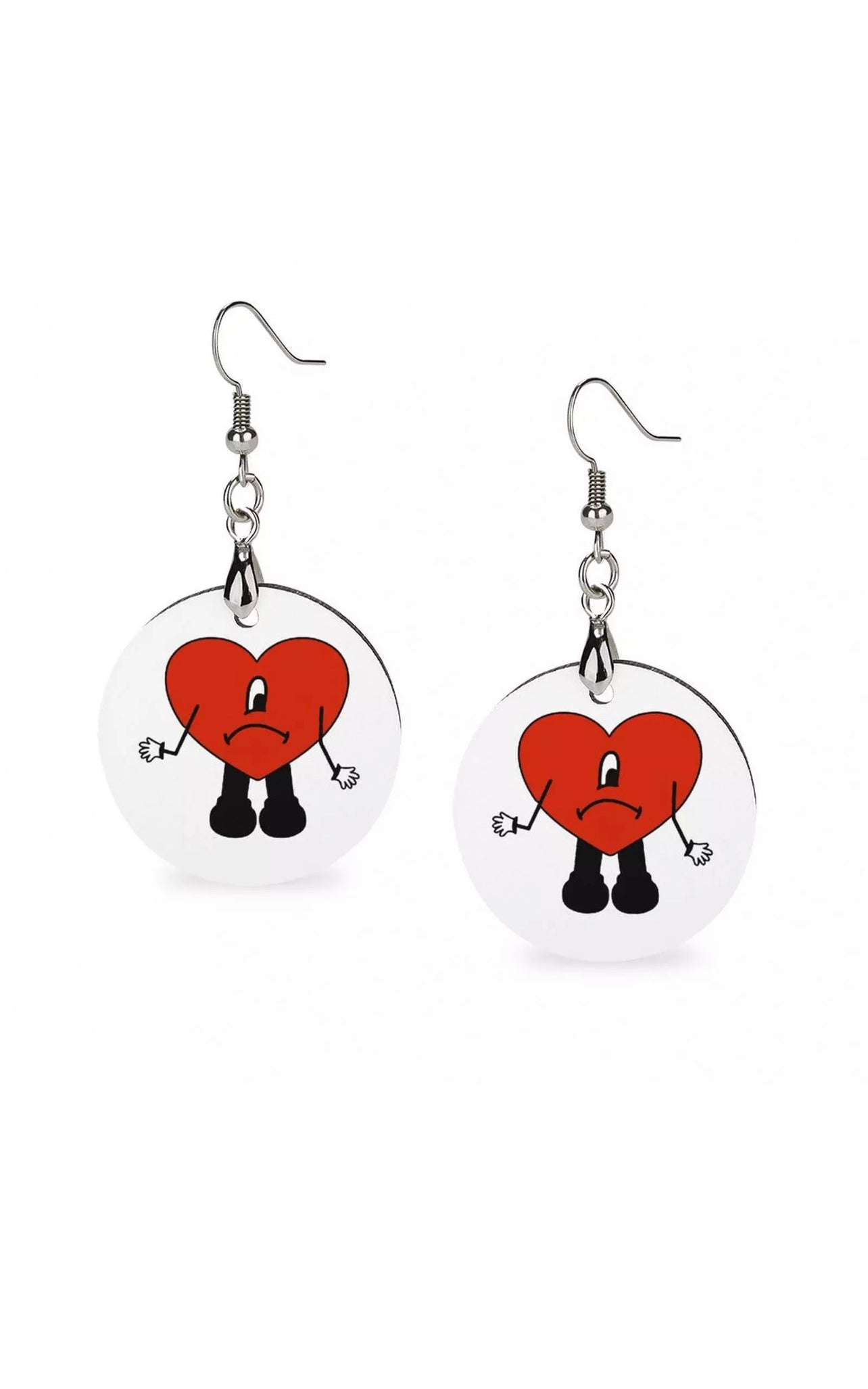 Bad Bunny Heart Earrings