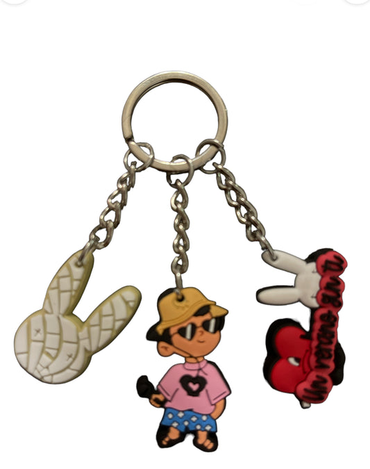 3 piece Bad Bunny Keychain #32