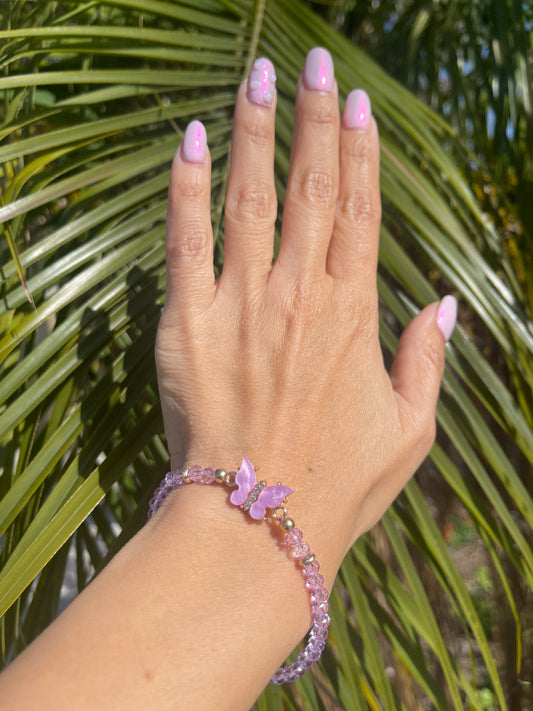 Butterfly Bracelet Purple