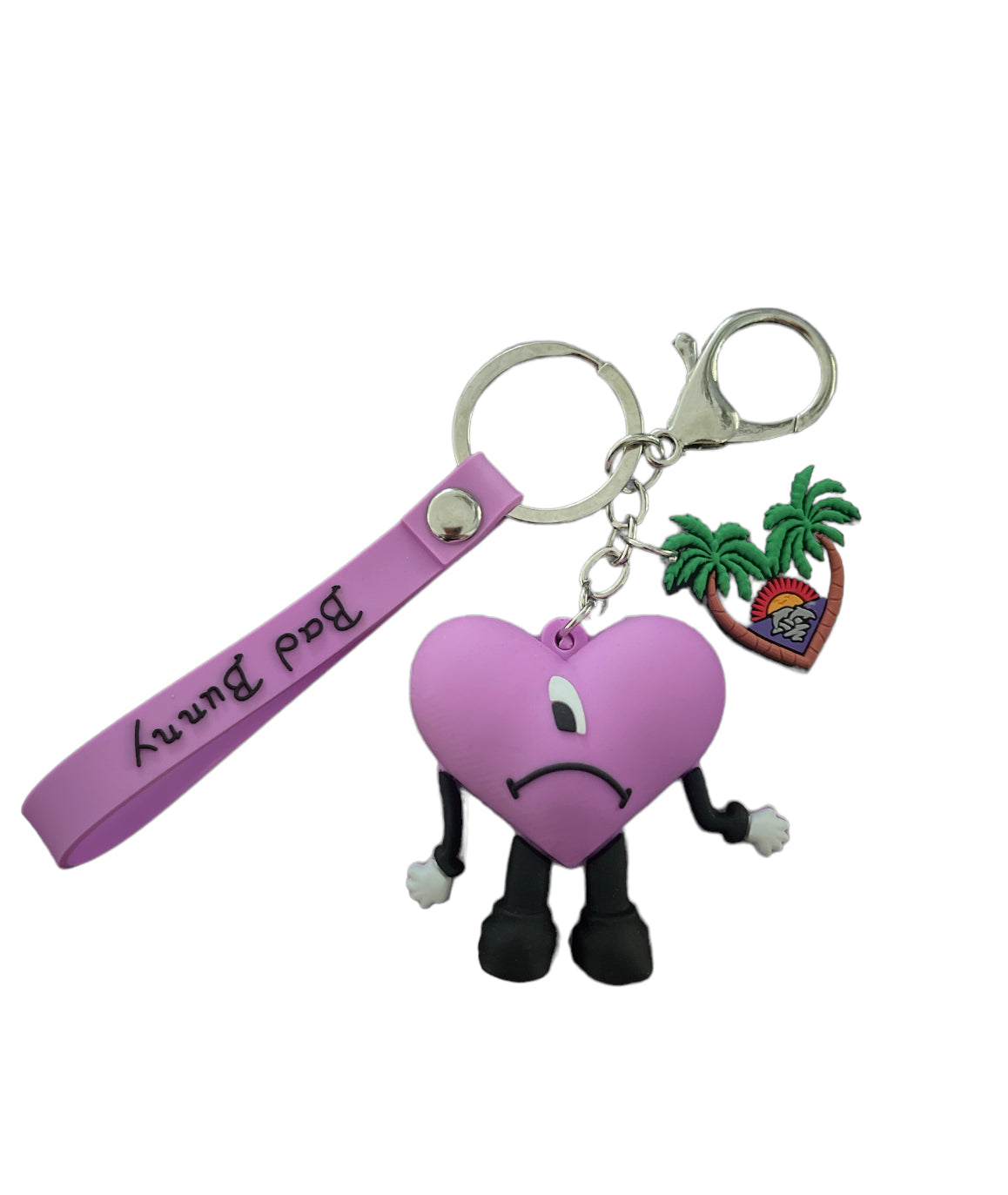 Bad Bunny Purple Heart keychain #23