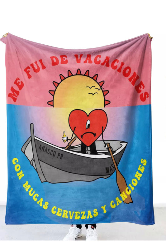 Me Fui  De Vacaciones Blanket