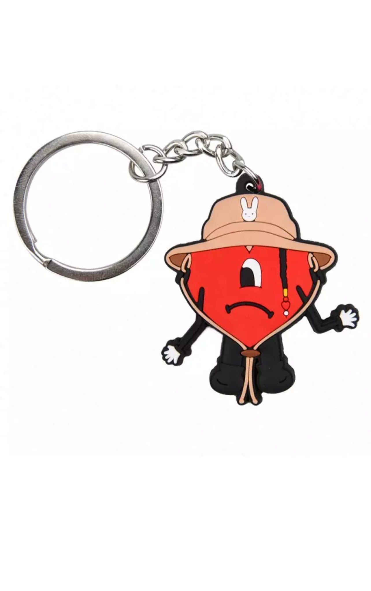 Bad Bunny Bucket hat Keychain #25