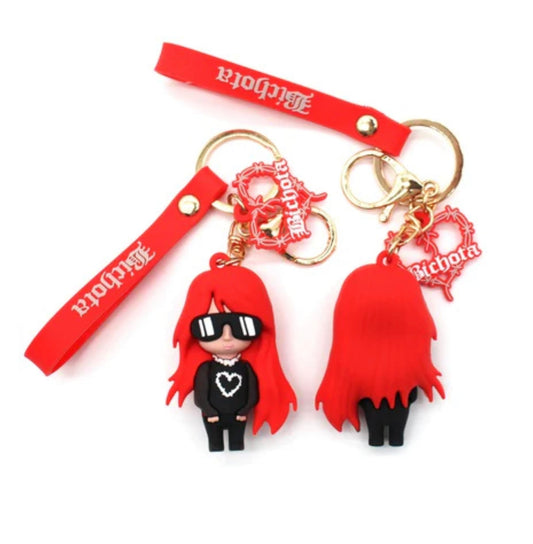 Bichota Red Hair Keychain #29